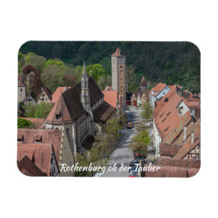 Rothenburg ob der tauber Altstadt von oben Magnet