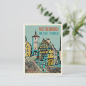 Rothenburg ob der Tauber, Bayern Postkarte (Stehend Vorderseite)