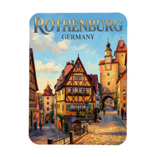 Rothenburg ob der Tauber Deutschland Magnet