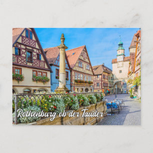 Rothenburg ob der Tauber, Deutschland Postkarte