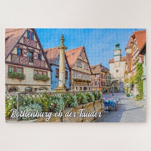 Rothenburg ob der Tauber, Deutschland Puzzle (Horizontal)