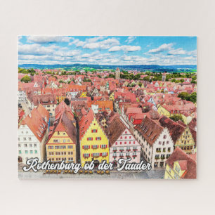 Rothenburg ob der Tauber, Deutschland Puzzle