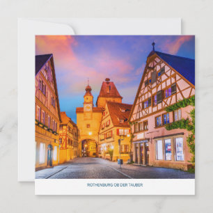 Rothenburg ob der Tauber Ferienwohnung Feiertagskarte