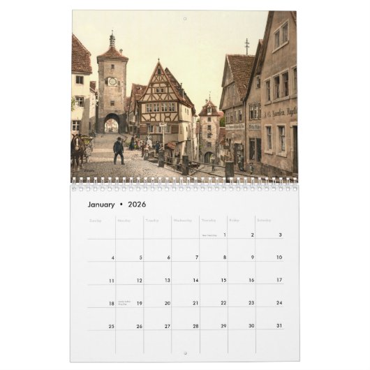 Rothenburg ob der Tauber Kalender (Jan 2026)