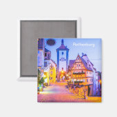 Rothenburg ob der Tauber Magnet (Vorderseite/Rückseite)