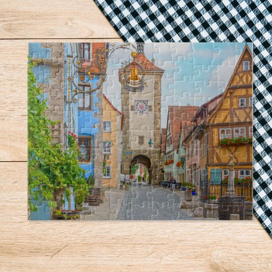 Rothenburg ob der Tauber Mittelalterliche Stadt La Puzzle