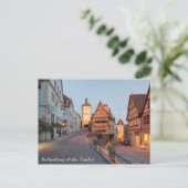 Rothenburg ob der Tauber Postkarte (Stehend Vorderseite)