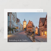 Rothenburg ob der Tauber Postkarte (Vorne/Hinten)