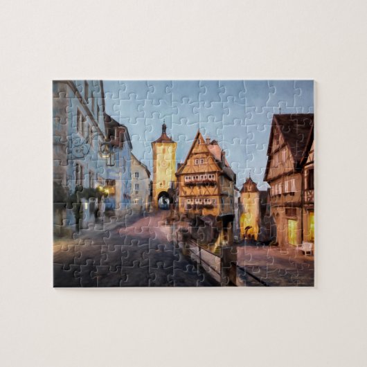 Rothenburg ob der Tauber Puzzle (Horizontal)