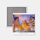 Rothenburg ob der Tauber, Urlaub Magnet (Vorderseite/Rückseite)