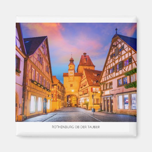 Rothenburg ob der Tauber, Urlaub Magnet (Vorne)