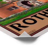 Rothenburg od Tauber - Burgtor Poster (Ecke)