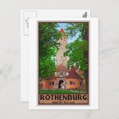 Rothenburg od Tauber - Burgtor Postkarte (Vorne/Hinten)