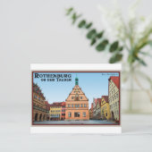 Rothenburg od Tauber - der Marktplatz Postkarte (Stehend Vorderseite)
