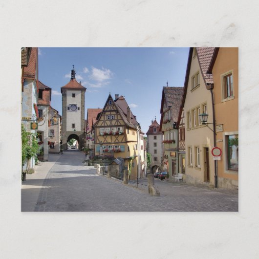 Rothenburg Postkarte (Vorderseite)