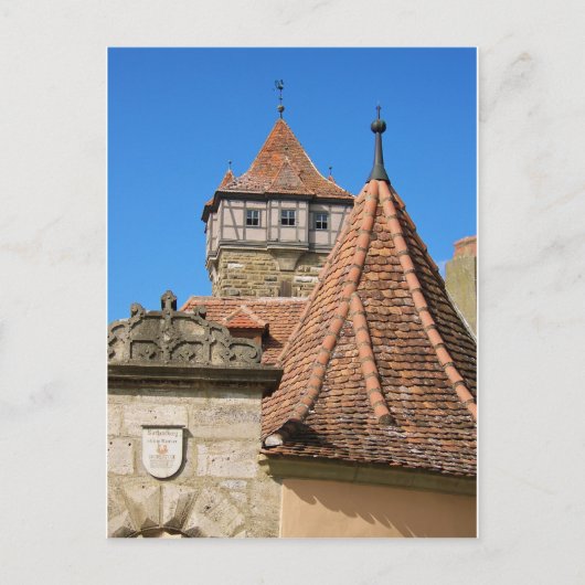 Rothenburg Postkarte (Vorderseite)