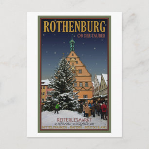 Rothenburg Reiterlesmarkt Postkarte