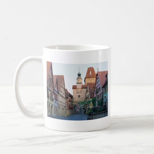 Rothenburg Stadt, Deutschland Kaffeetasse (Links)