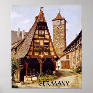 ROTHENBURG UNBERÜHRT BIS ZUM ZEIT, POSTER