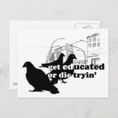 Rothenhagen "Get Educated" Postkarte (Vorne/Hinten)