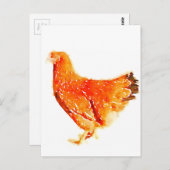 Rothenne Postkarte (Vorne/Hinten)