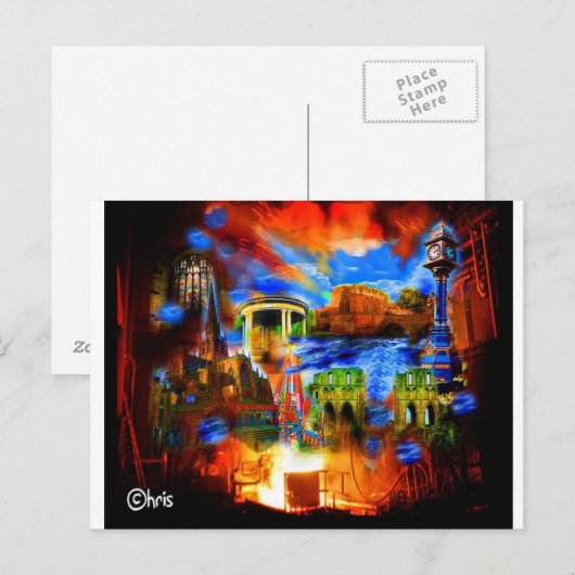 Rotherham, England Postkarte (Vorne/Hinten)