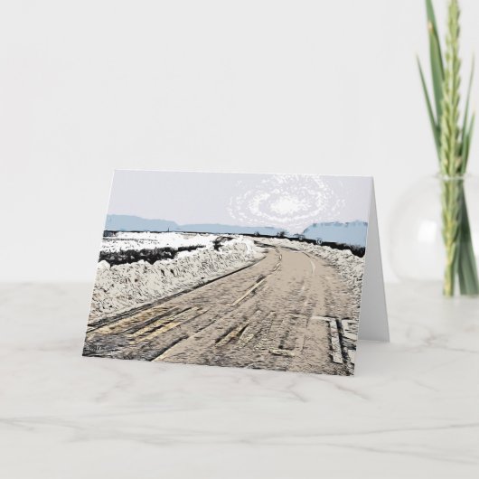 Rotherham Road, Harthill mit Woodall. Karte (Vorderseite)