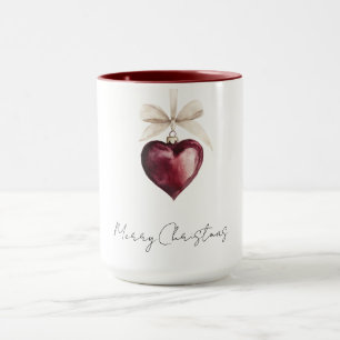 Rotherz-Cream-Bow-Weihnachten Tasse