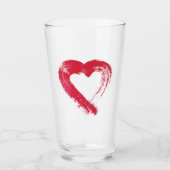 Rotherz-Glas Tumbler (Vorderseite)