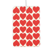 Rotherz Muster, Romantik, Liebe Autolufterfrischer (Vorderseite)