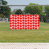 Rotherz Muster, Romantik, Liebe Banner (Insitu)