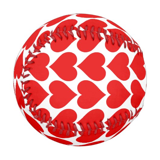 Rotherz Muster, Romantik, Liebe Baseball (Vorderseite Links)