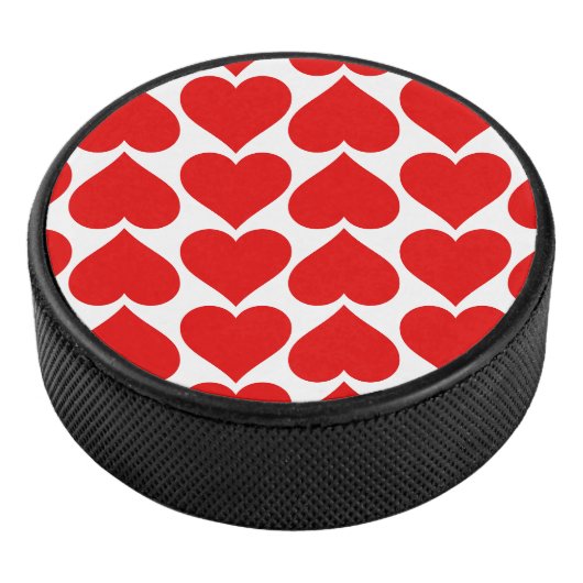 Rotherz Muster, Romantik, Liebe Eishockey Puck (3/4)