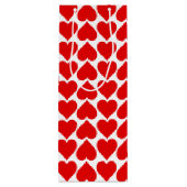 Rotherz Muster, Romantik, Liebe Geschenktüte Für Weinflaschen (Rückseite)