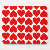 Rotherz Muster, Romantik, Liebe Mousepad (Vorne)