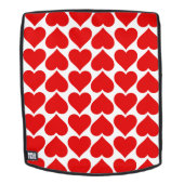 Rotherz Muster, Romantik, Liebe Rucksack (Abnehmbare Front)