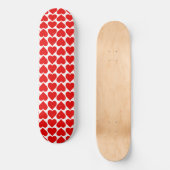 Rotherz Muster, Romantik, Liebe Skateboard (Vorderseite)