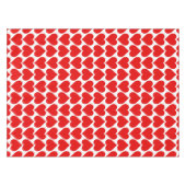 Rotherz Muster, Romantik, Liebe Tischdecke (Vorderseite (Horizontal))