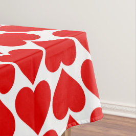 Rotherz Muster, Romantik, Liebe Tischdecke