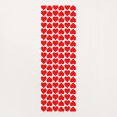 Rotherz Muster, Romantik, Liebe Yogamatte (Rückseite)