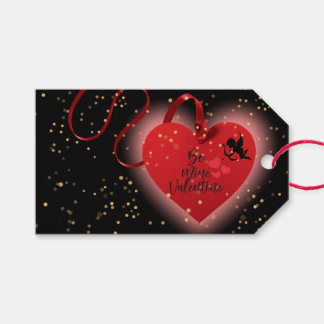 Rotherz-Valentinsgeschenk-Anhänger Geschenkanhänger