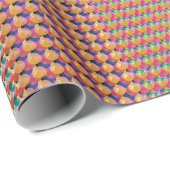 Rotherz-Wrapping Paper Geschenkpapier (Rolleneckpunkt)
