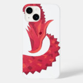 Rotherzdrache Case-Mate iPhone Hülle (Rückseite)