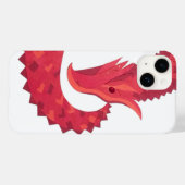 Rotherzdrache Case-Mate iPhone Hülle (Rückseite (Horizontal))
