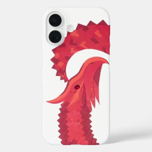 Rotherzdrache Case-Mate iPhone Hülle (Rückseite)