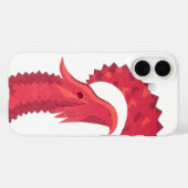 Rotherzdrache Case-Mate iPhone Hülle (Rückseite (Horizontal))