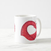 Rotherzdrache Kaffeetasse (VorderseiteRechts)