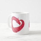 Rotherzdrache Kaffeetasse (Vorderseite Links)