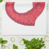 Rotherzdrache Küchentuch (Gefaltet)