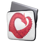 Rotherzdrache Laptopschutzhülle (Vorderseite Links)